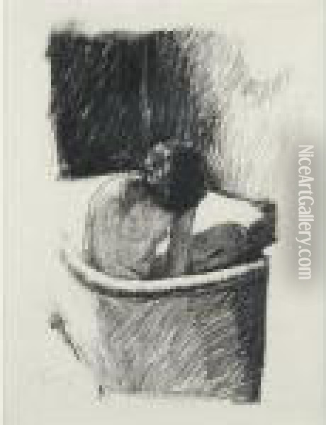 Le Bain (bouvet 92a) Oil Painting - Pierre Bonnard