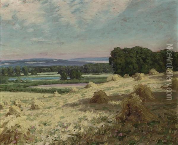 The Vale Of Aylesbury Oil Painting - Rudolph Onslow-Ford