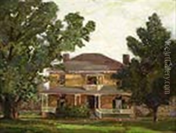 House Oil Painting - Robert Henry Lindsay