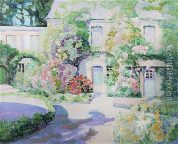 Jardin En Ete Oil Painting - Victor Charreton