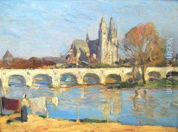 A View Of Tours Oil Painting - Alexander Jamieson