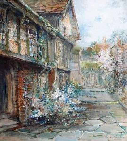 The Old House Oil Painting - Philip Eustace Stretton