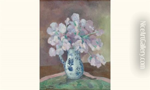 Bouquet Oil Painting - Louis Robert Antral