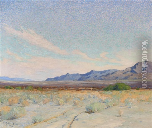 Near Palm Springs Oil Painting - Anna Althea Hills