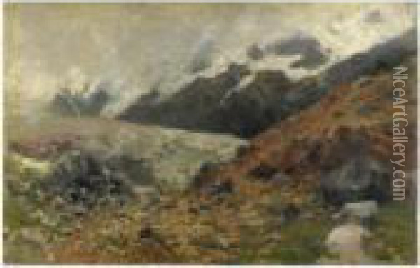 Valle D'aosta Oil Painting - Paolo Sala