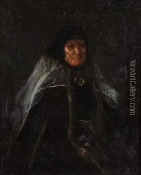 Portrait De Dignitaire Oil Painting - Vasily Andreevich Tropinin