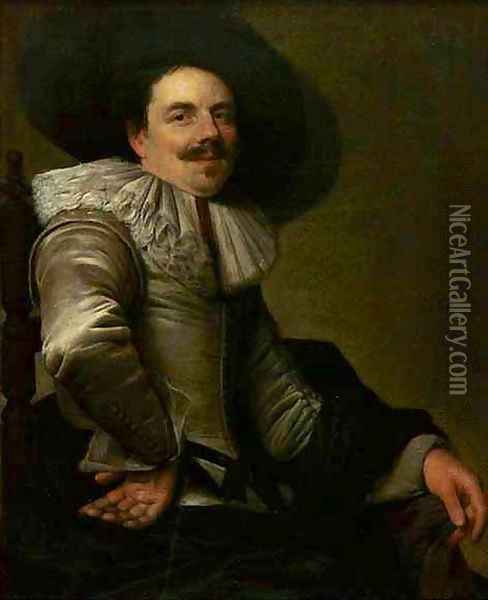 Portrait of a Man Oil Painting - Willem Willemsz. van der Vliet