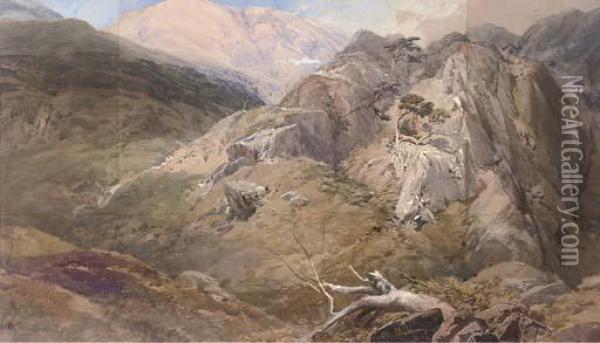 Glen Nevis Oil Painting - Thomas Miles Richardson