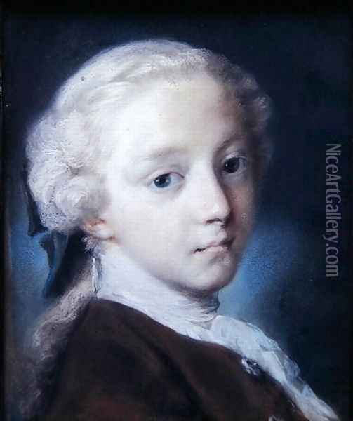 Portrait of a Boy, 1726 Oil Painting - Rosalba Carriera