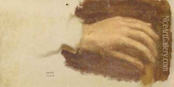 Etude de main Oil Painting - Edgar Degas