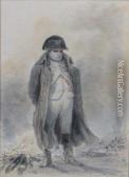 Portrait De Napoleon Ier Oil Painting - Auguste Raffet