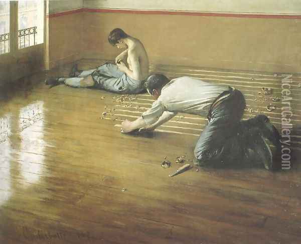 The Floor Scrapers Oil Painting - Gustave Caillebotte