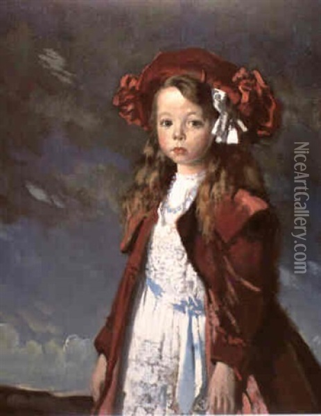 Portrait Of Miss Harmsworth Oil Painting - Sir William Orpen
