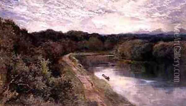 Pangbourne Oil Painting - Keeley Halswelle