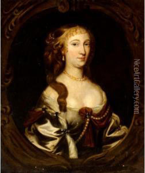 Portrait Of Miss Morgan Oil Painting - Mary Beale