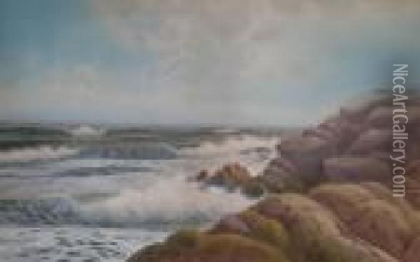 Coastal Scene Oil Painting - George Howell Gay