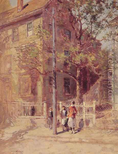 Gloucester Oil Painting - Paul Cornoyer