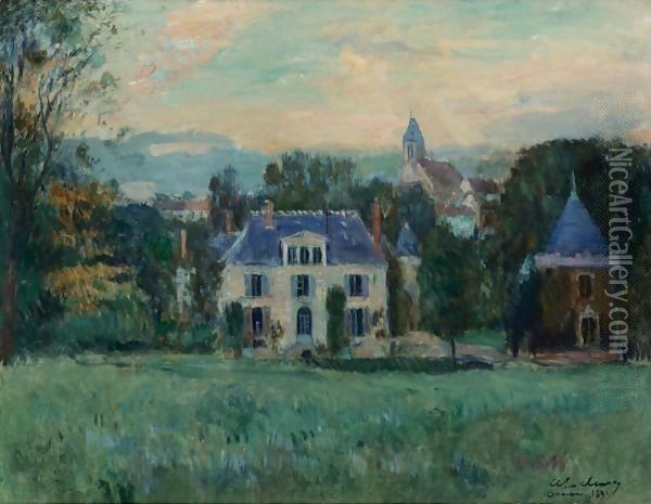 Le Maison De Paulin Oil Painting - Albert Lebourg