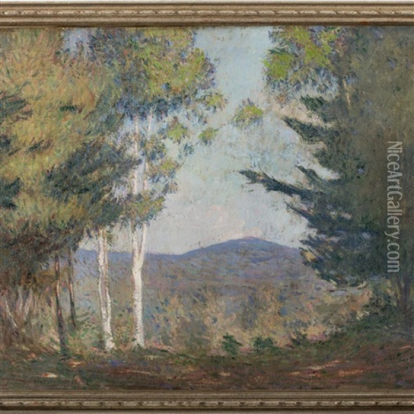Mount Monadnock From The Macdowell Colony, Peterborough, New Hampshire Oil Painting - Frederick Andrew Bosley