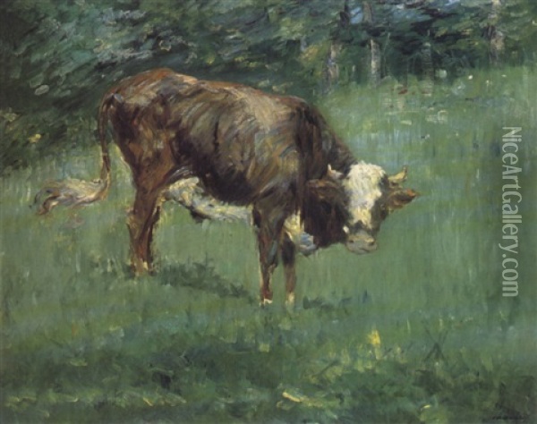 Jeune Taureau Dans Un Pre Oil Painting - Edouard Manet