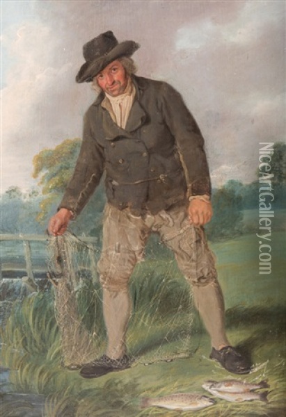 The Poacher Oil Painting - Thomas Good