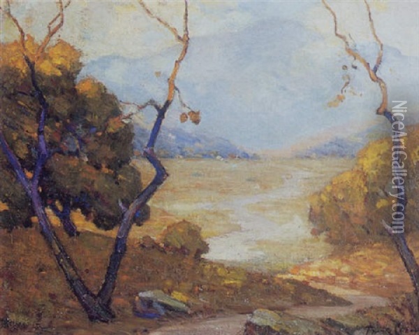 A California Landscape Oil Painting - Frank Coburn