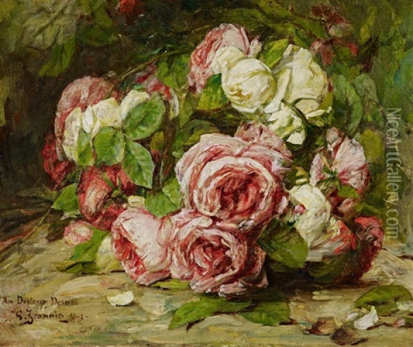 Rosenstraus Oil Painting - Georges Jeannin
