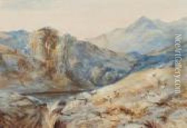 Highland Landscape Oil Painting - John MacWhirter