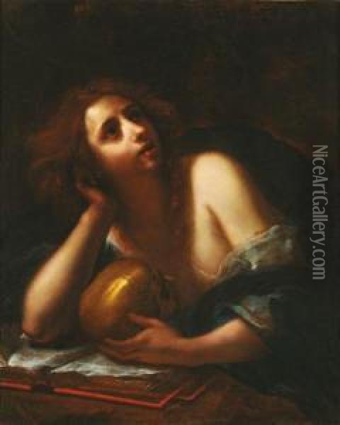 Santa Maria Maddalena Oil Painting - Simone Pignone
