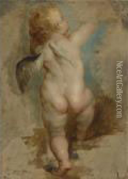 Cupid Oil Painting - Peter Paul Rubens