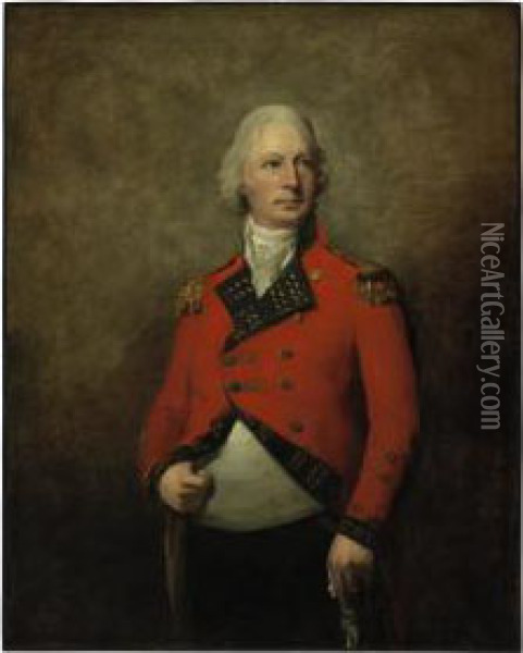 Portrait Of Lt. General Alexander Campbell, M.p. Oil Painting - Sir Henry Raeburn