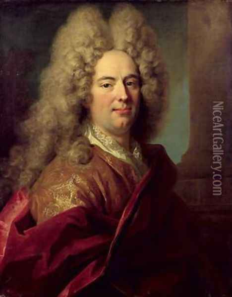 Portrait of a Man 3 Oil Painting - Nicolas de Largilliere