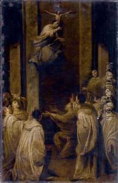 Miracolo In Un Convento Oil Painting - Giuseppe Maria Crespi