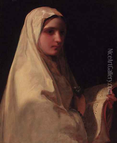 The Communicant Oil Painting - James Sant