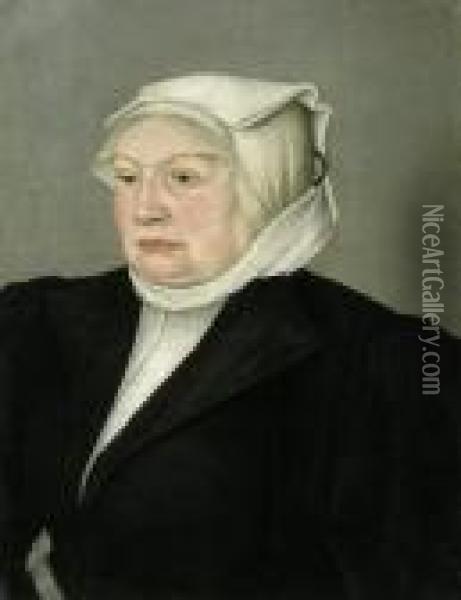 Bildnis Einer Burgersfrau Oil Painting - Lucas The Elder Cranach