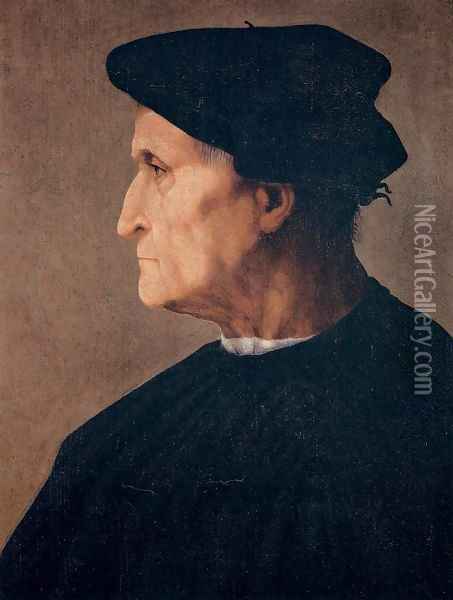Portrait of a Man Oil Painting - Rosso Fiorentino (Giovan Battista di Jacopo)