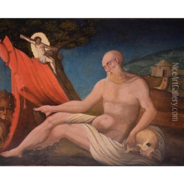 Saint Francis Receiving The Stigmata Oil Painting - Jacopo da Pontorno Carducci
