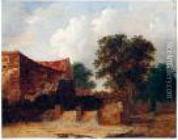 The Watermill Oil Painting - Charles Morris