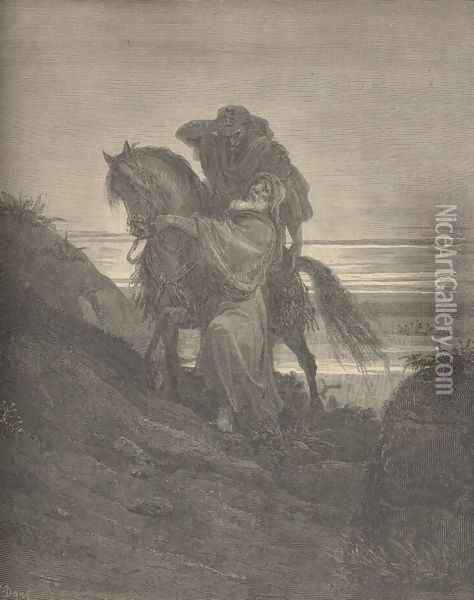 The Good Samaritan Oil Painting - Gustave Dore