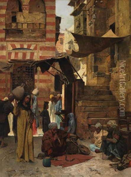 Cairo Oil Painting - Charles Wilda