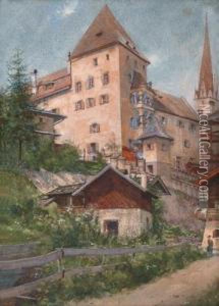 Stadtecke In Tirol Oil Painting - Carl Pippich