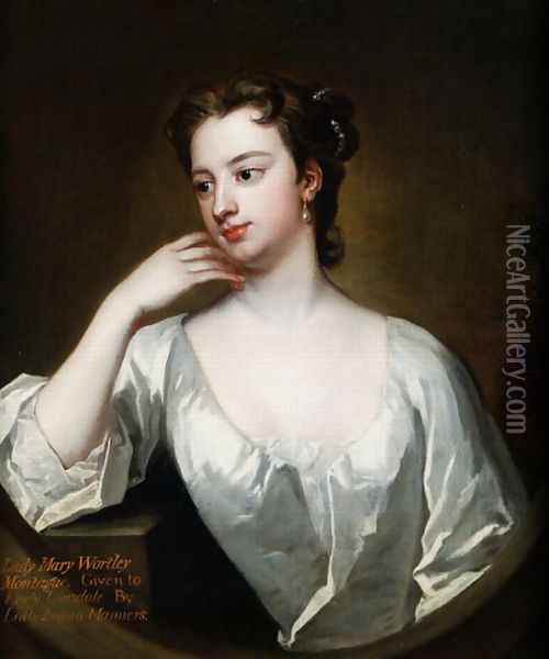 Lady Mary Wortley Montagu 1689-1762 Oil Painting - Charles Jervas