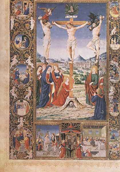 Missal Oil Painting - Attavante Degli Attavanti