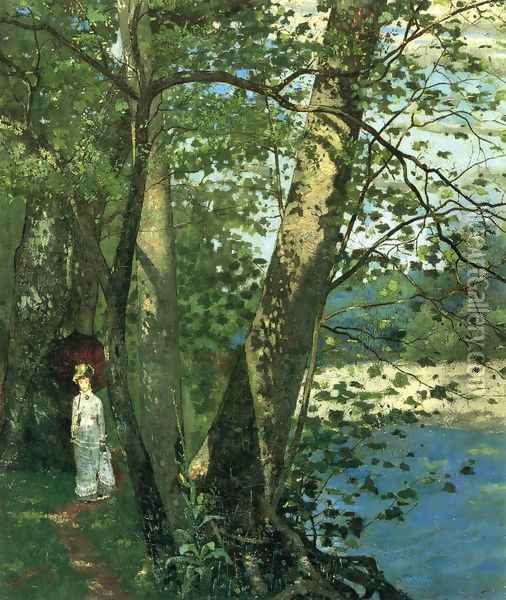 The Sycamores Oil Painting - John Love