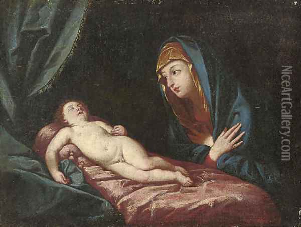 The Madonna and Child 3 Oil Painting - Guido Reni