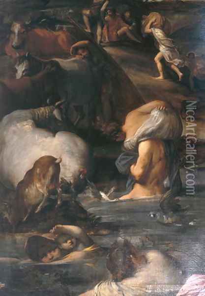 The Flood 2 Oil Painting - Carlo Saraceni