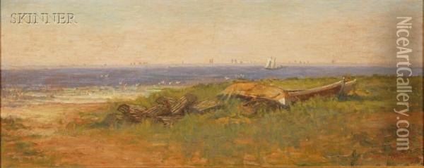 Prout's Neck Shore View Oil Painting - Ammi Merchant Farnham