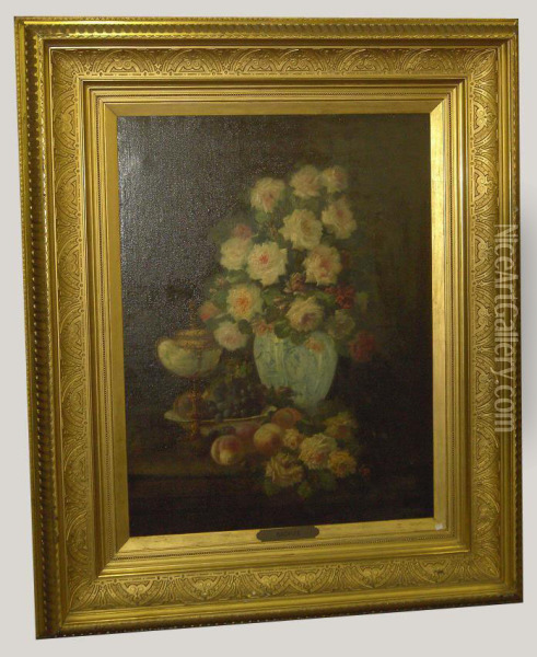 Bouquet De Fleurs Oil Painting - Frans Backvis