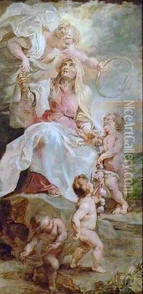 Allegory of Eternity Oil Painting - Peter Paul Rubens
