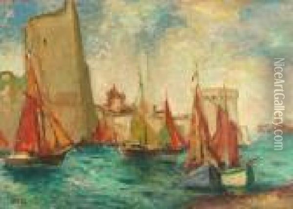 Laport De La Rochelle Oil Painting - Georges dEspagnat